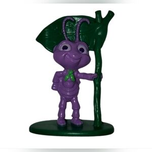 Charming Purple and Green Reptile Habitat Figurine